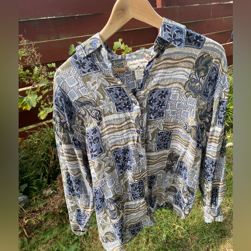 silk button-up